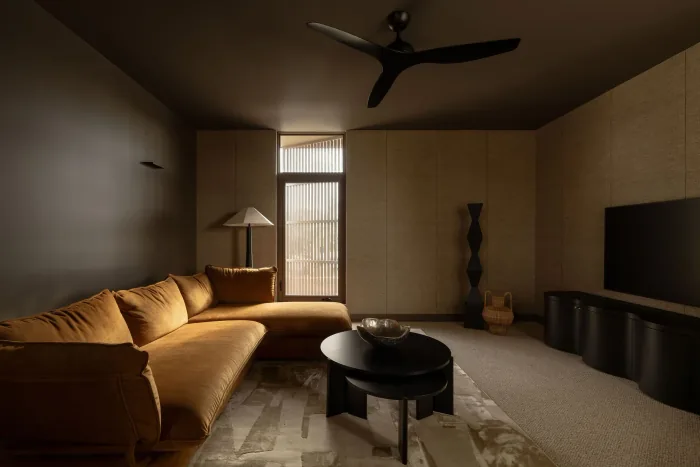 The guest suite at ZOEI, included in the Poolside Luxe package.